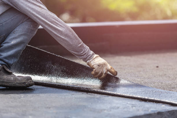 Professional Basement Waterproofing technician working in Wyncote, PA